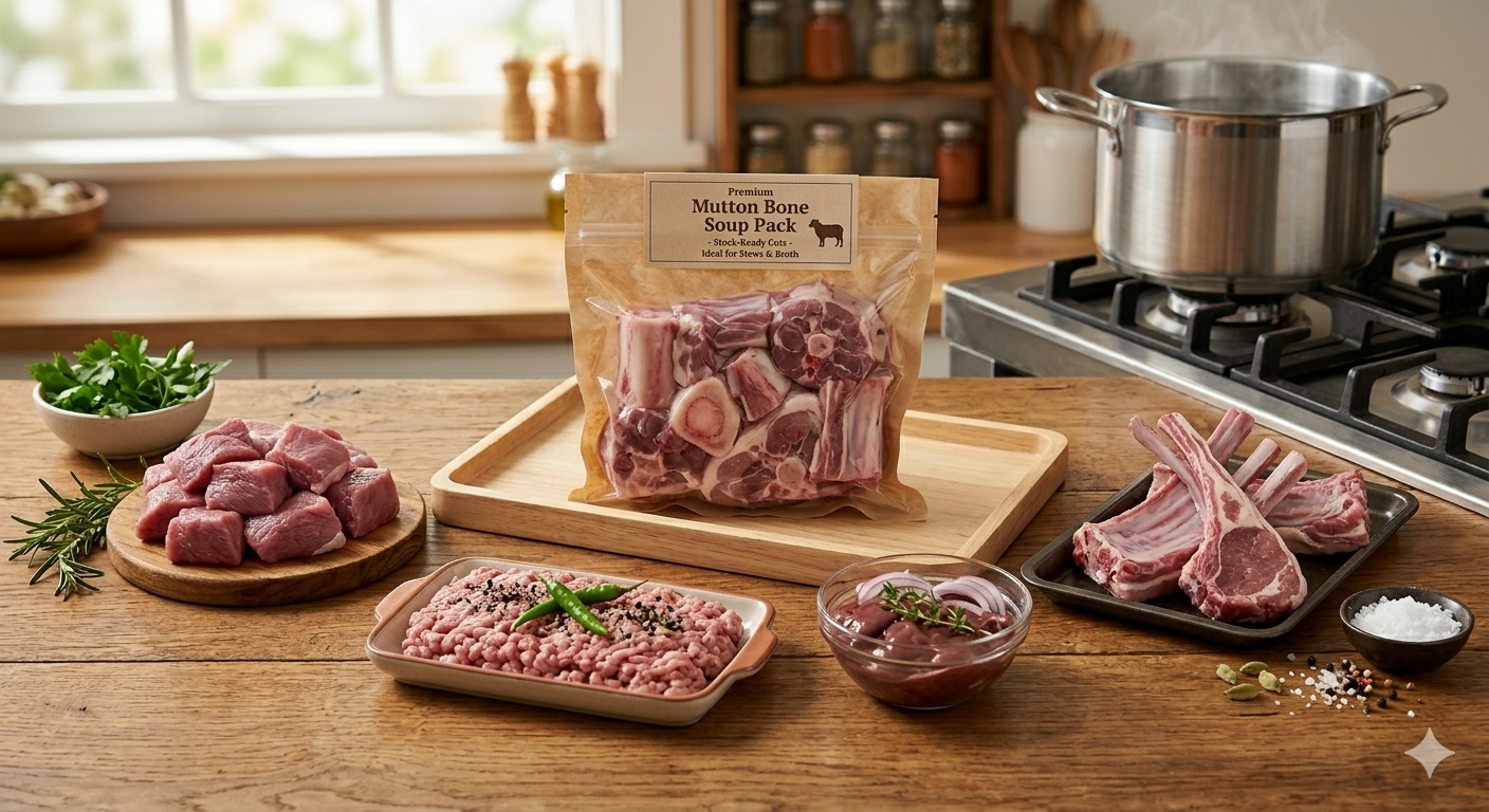 Mutton Bone Soup Pack Mutton Bone Soup Pack